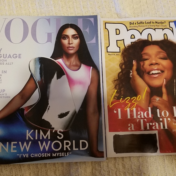 Two magazines 1  People Magazine March 2022 issue1  Vogue Magazine March 2 - Picture 2 of 12